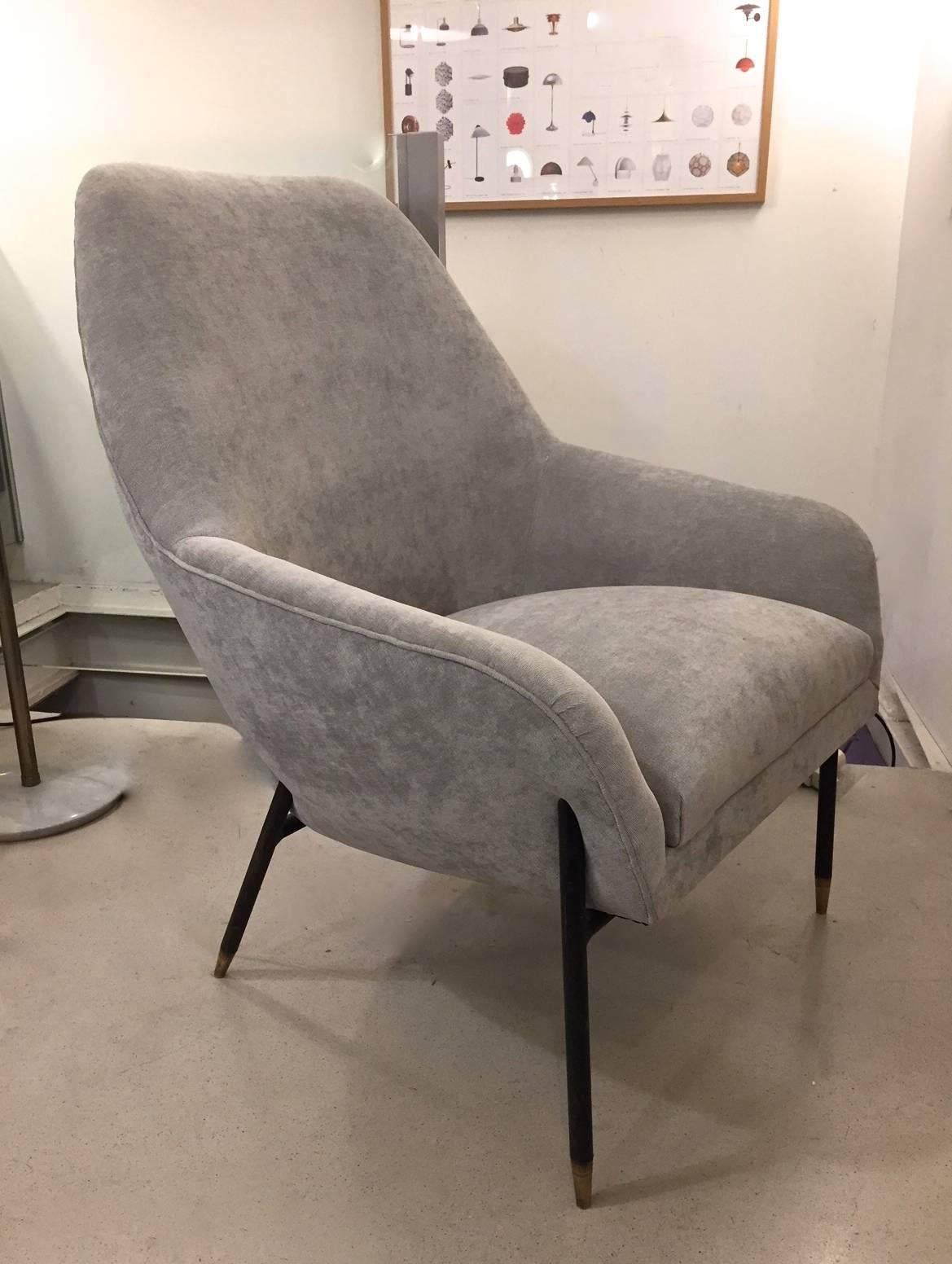 Pair of 1950s  Italian Armchairs In Excellent Condition In Madrid, ES