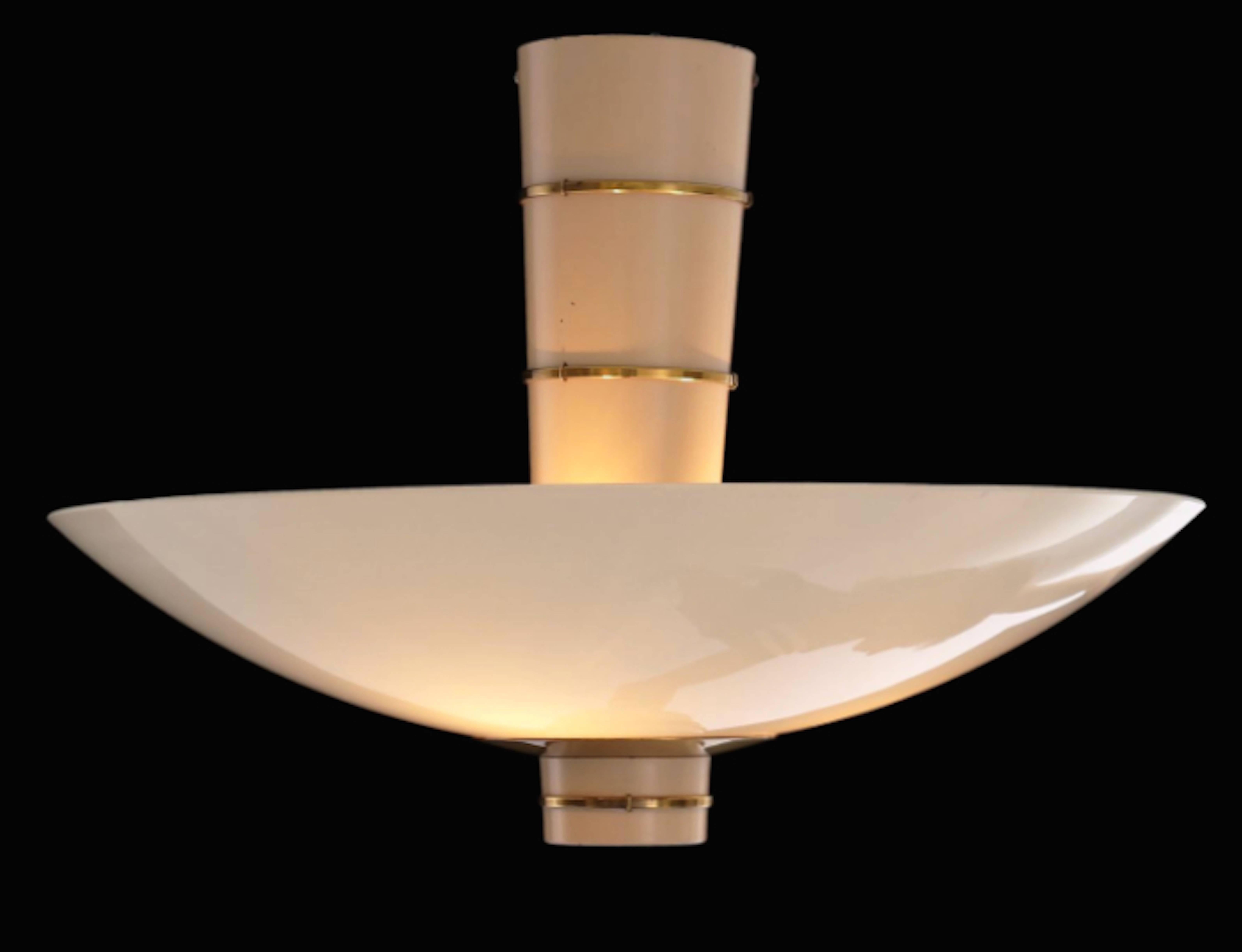 Mid-20th Century Paavo Tynell Ceiling Lamp, Model 9055 for Taito Oy, 1940