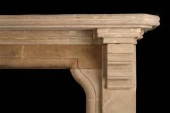 Large Antique Gothic Tudor Revival Fireplace Surround