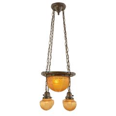 Ultimate Classical Revival Bowl Shower with Greek Key Motif, circa 1915