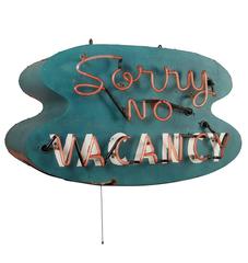 Mid-Century Motel Vacancy Sign, circa 1965