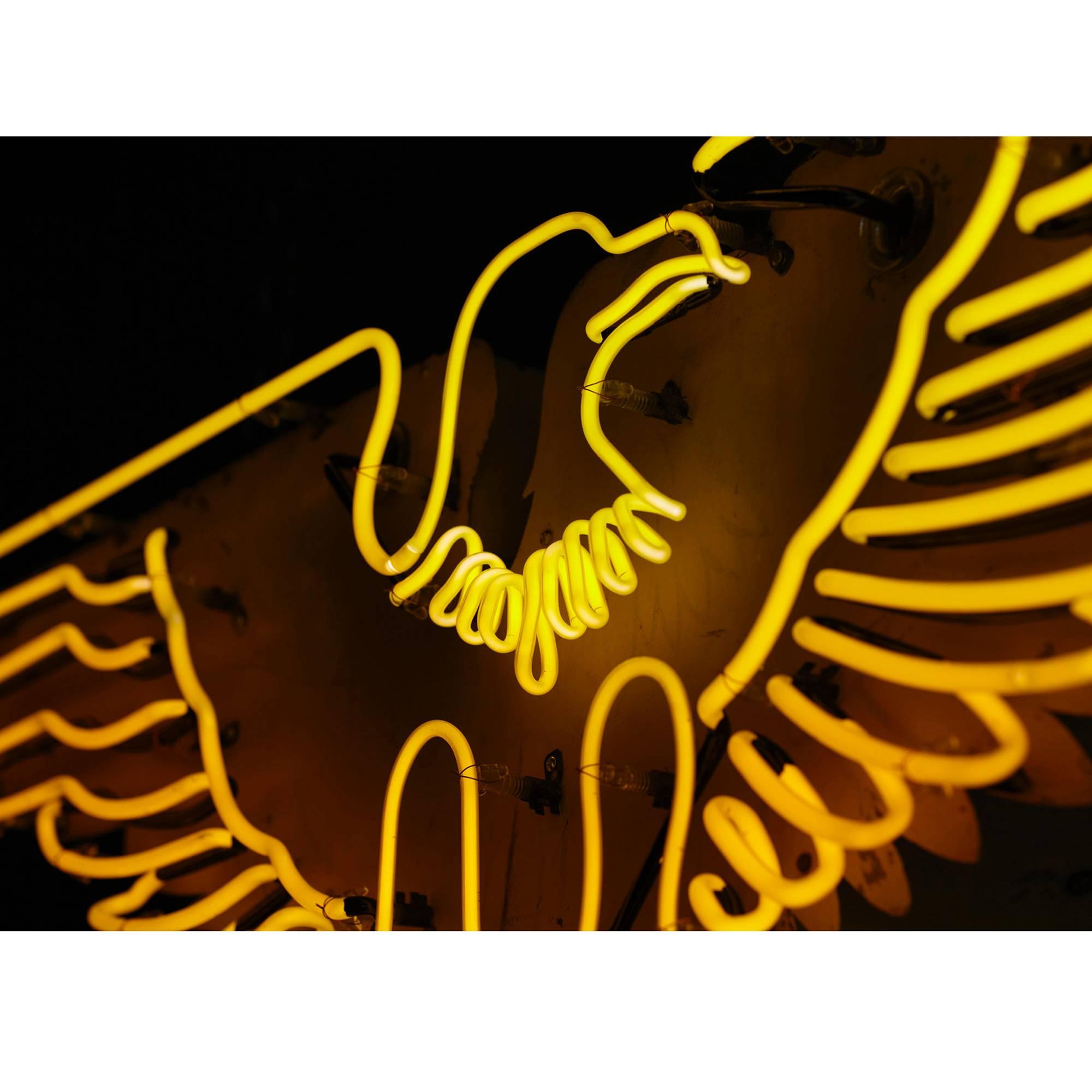 Industrial Double-Sided Neon Eagle Sign, circa 1940s