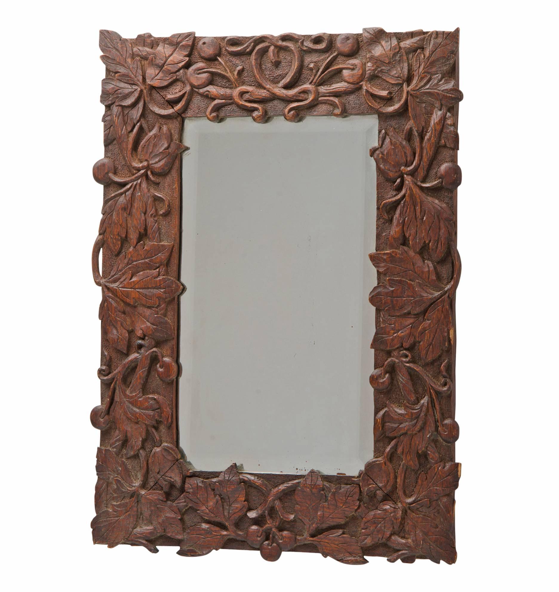 Our collection of antique mirrors features pieces from before the Civil War through the mid-20th century, with every style and historic period in between represented. Here you’ll find ornately carved and gilt Revival-style mirrors, nickel-plated