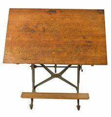 Cast Iron Drafting Table by Keuffel and Esser, circa 1905