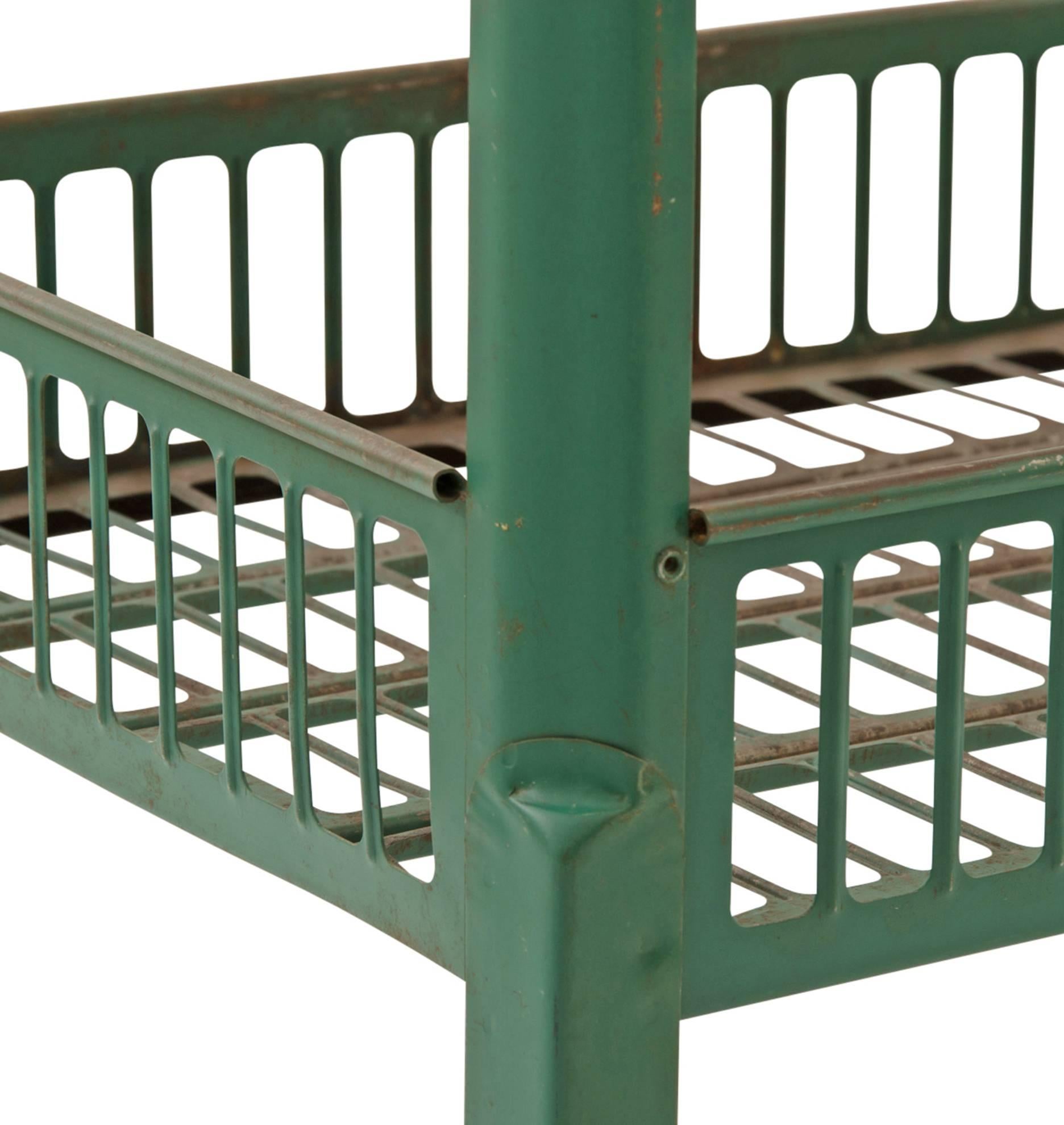 Tall Green Fritos Display Shelf, circa 1930s 2