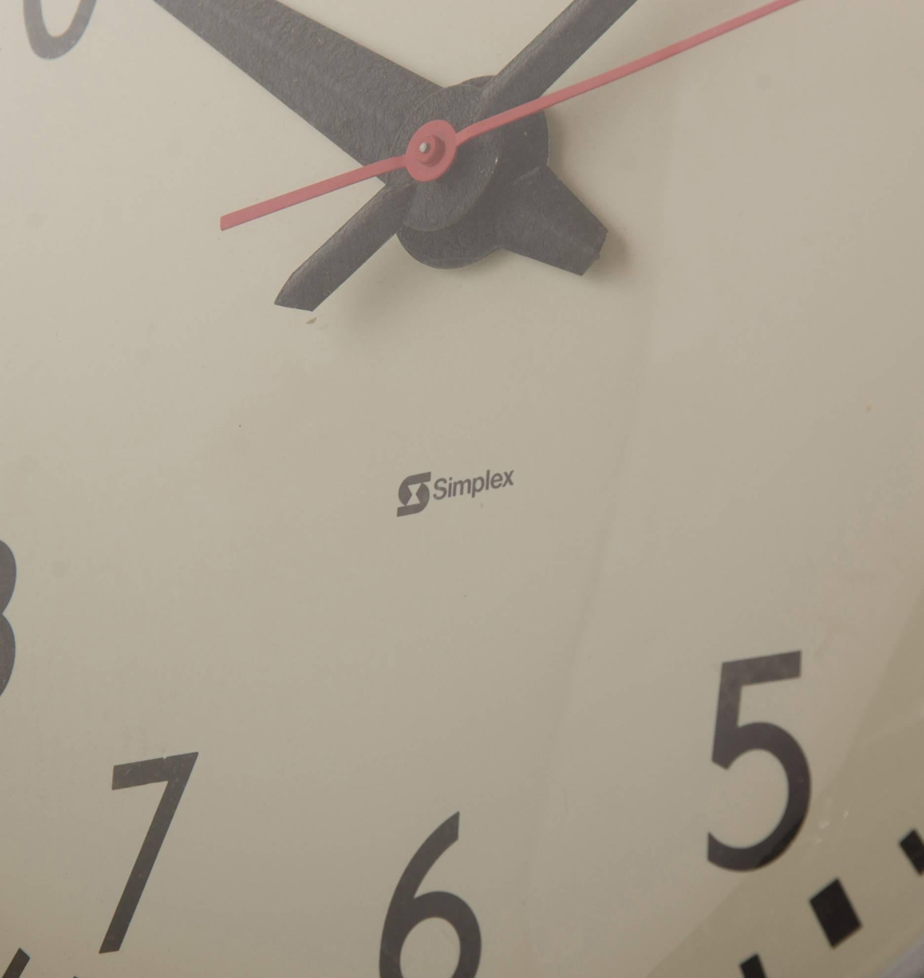 simplex clock vintage