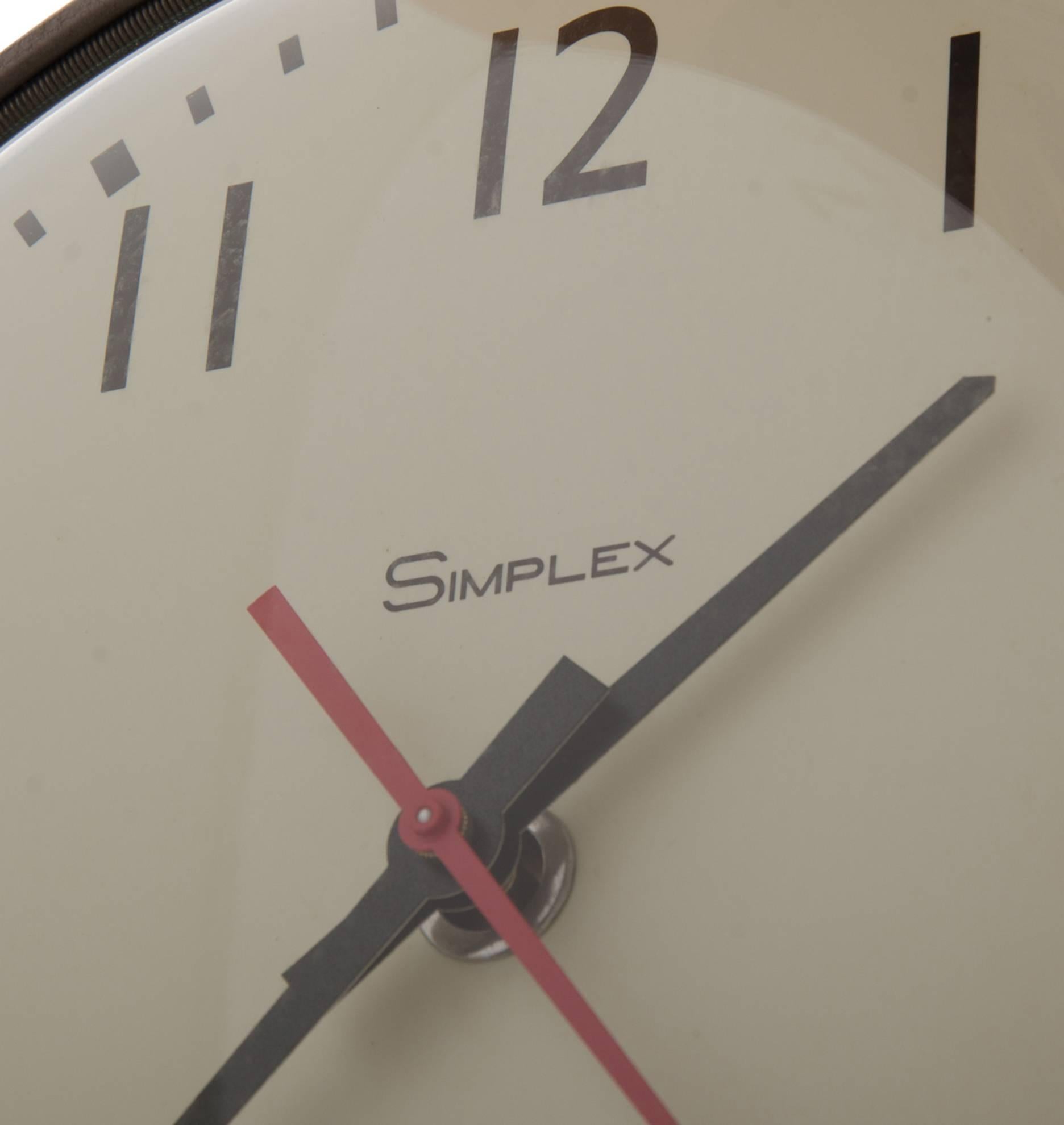 simplex wall clock