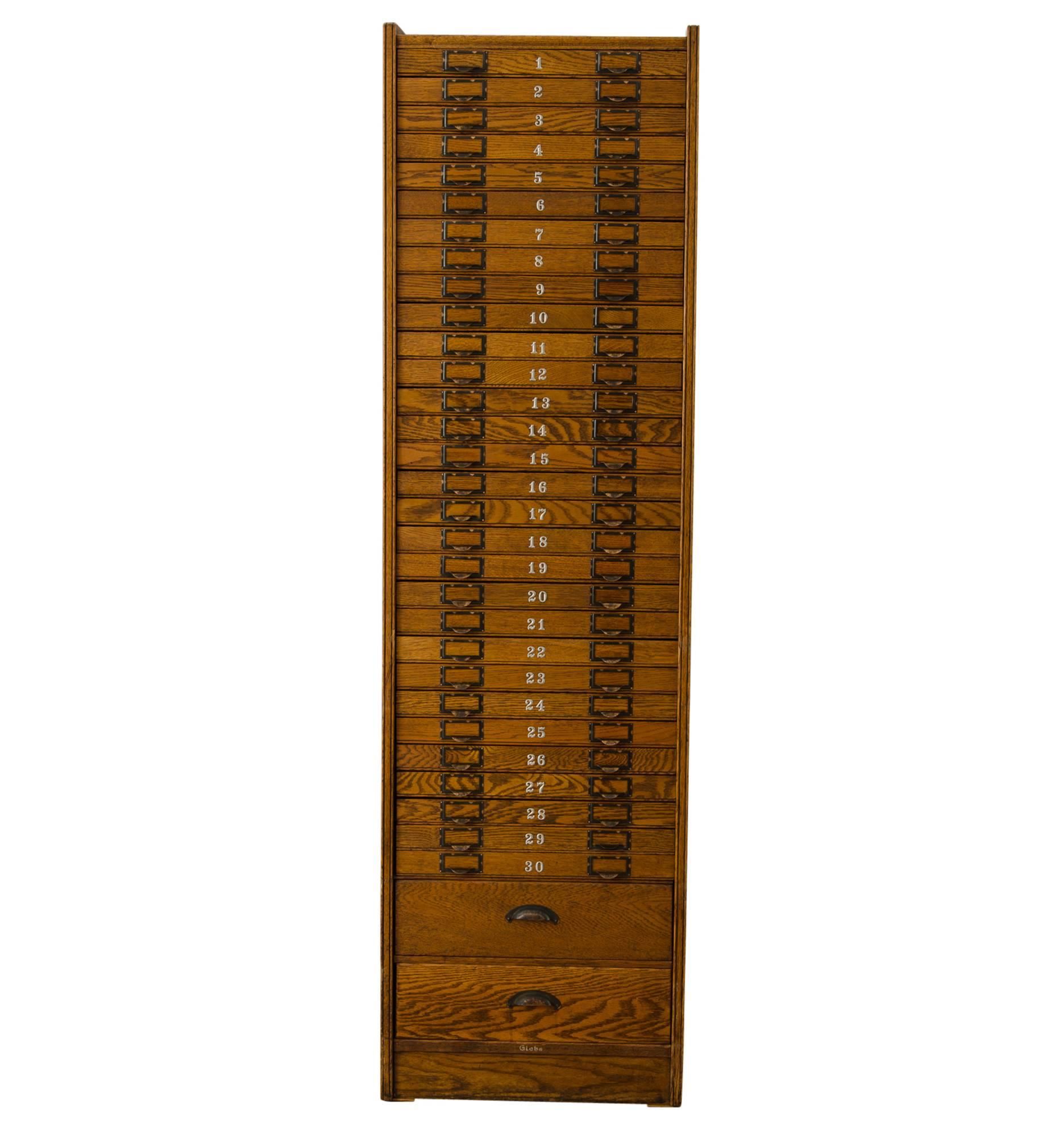 Salvaged from libraries, offices and general stores, our collection of vintage multi-drawer cabinets may have had specific uses in their day, but each has been restored and revitalized to help you organize, store and display your prized possessions.