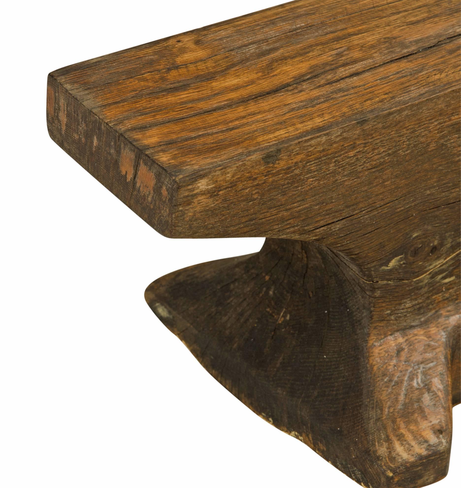 Late 19th Century Hand-Carved Wooden Anvil Casting Pattern, circa 1895 For Sale