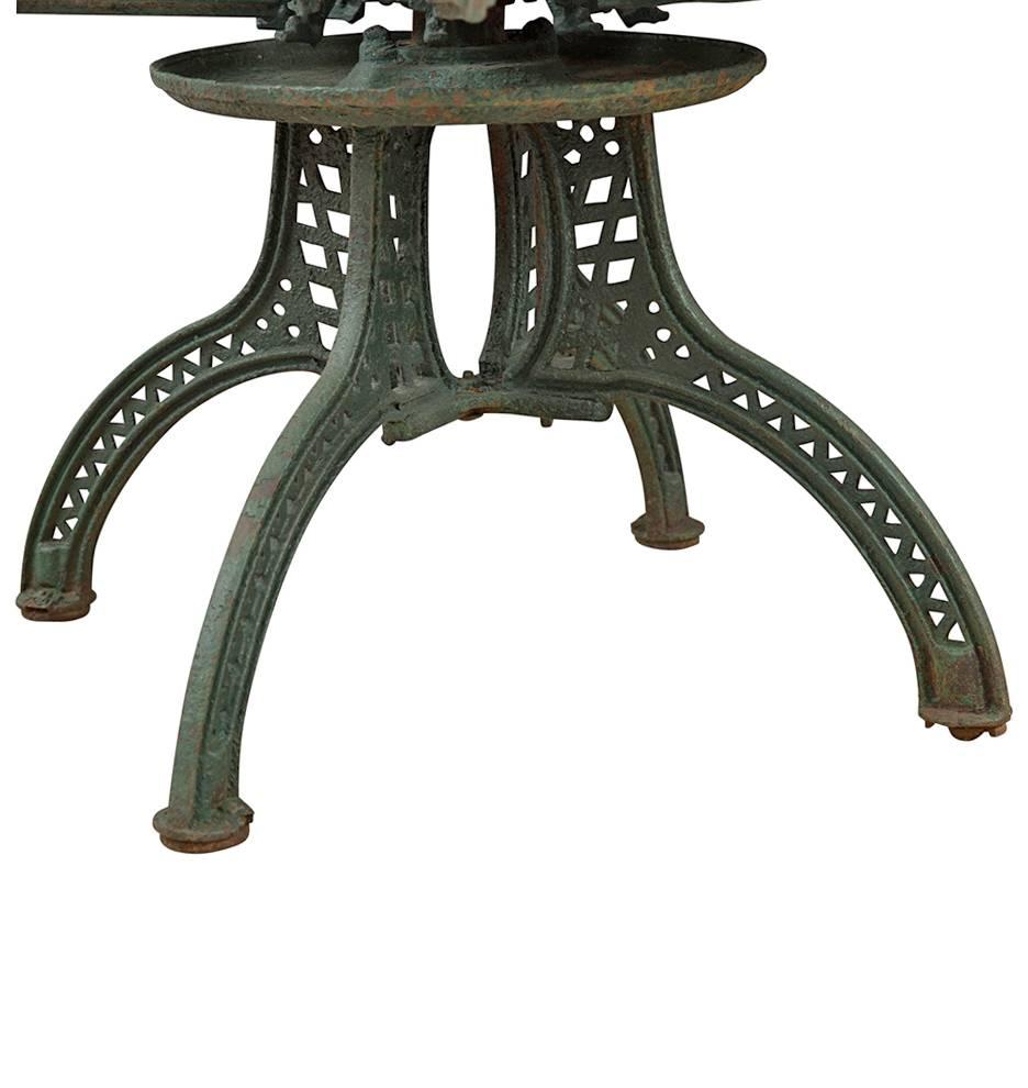 Turn of the Century Cast Iron Plant Stand, circa 1890s For Sale 1