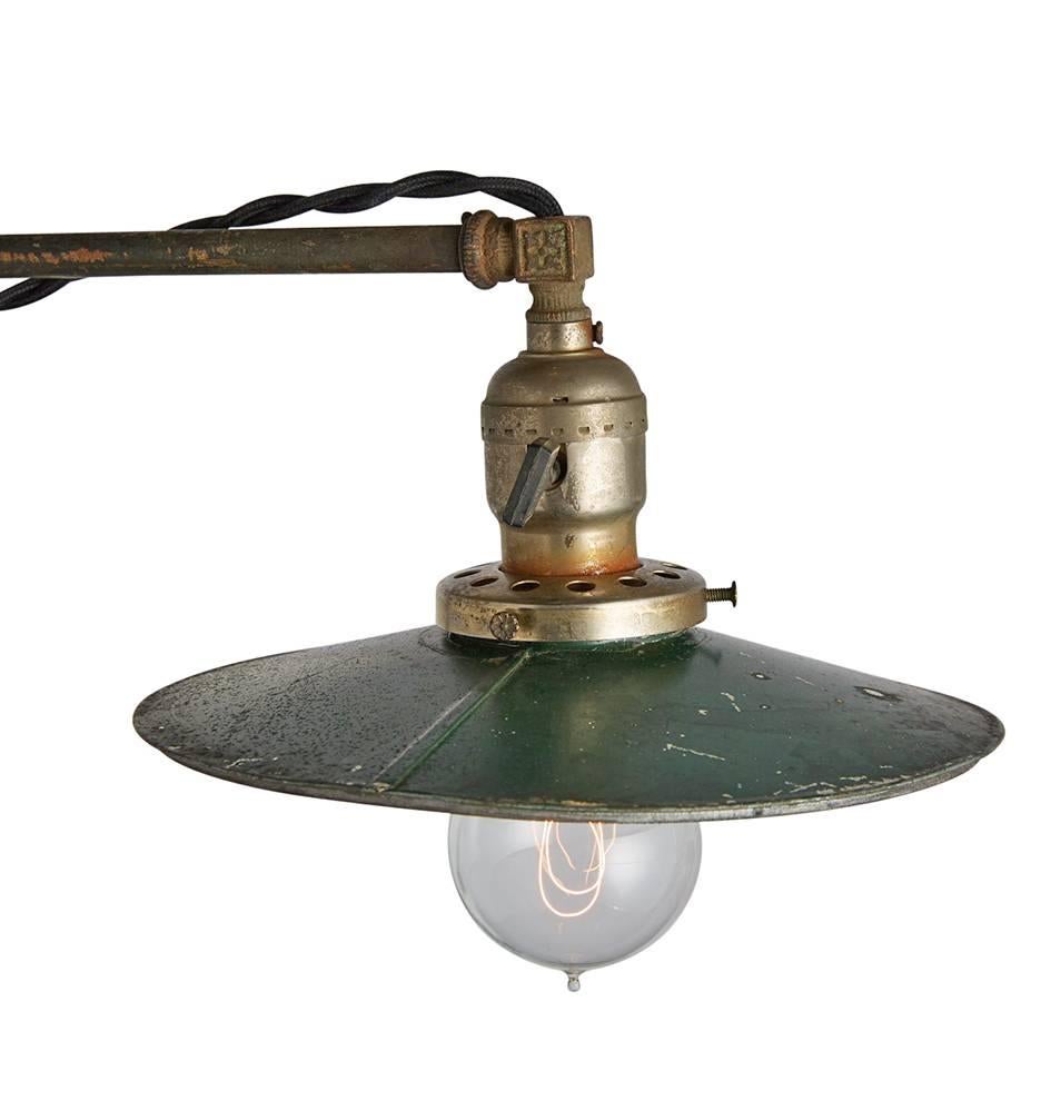 Late 19th Century Pair of Articulating Lamps by Beardslee, circa 1895