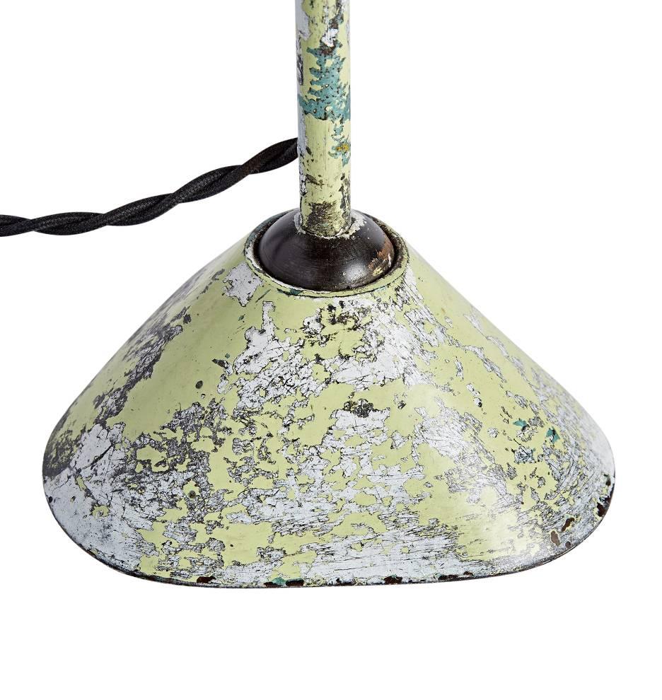 Wonderfully Worn Gras No. 205 Lamp, circa 1930s In Good Condition For Sale In Portland, OR