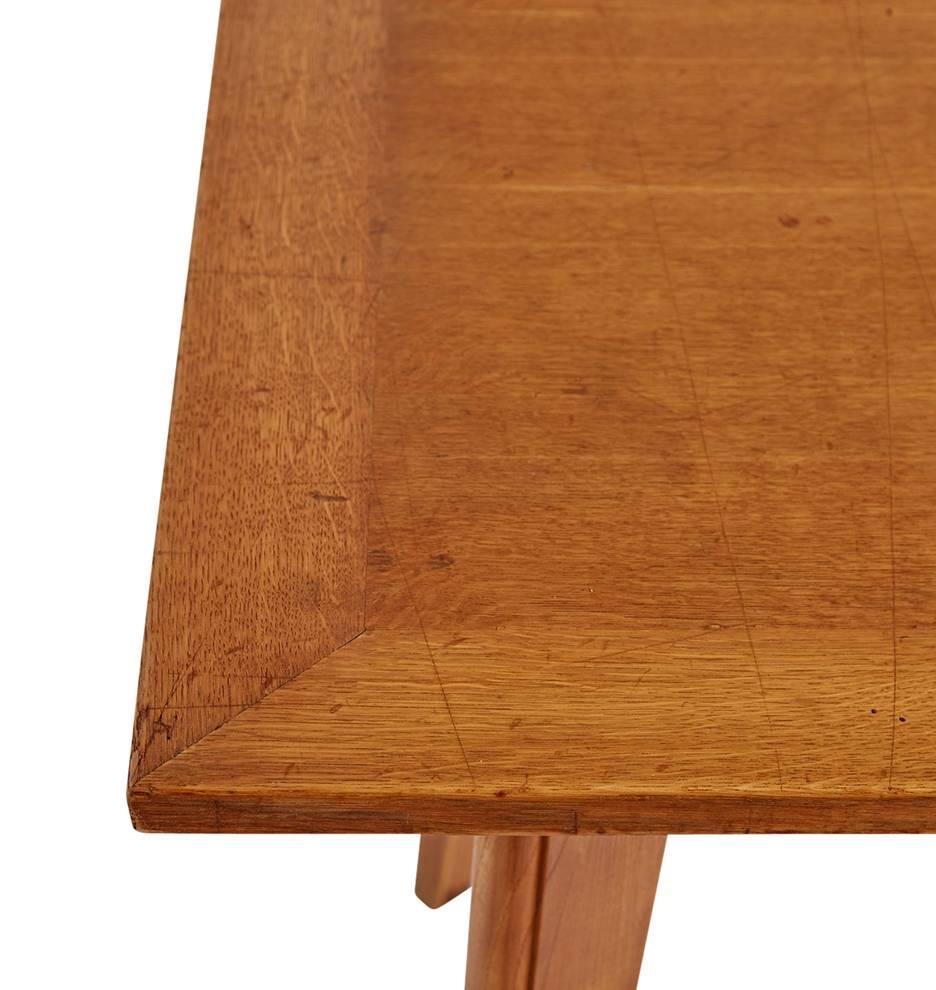 Mid-Century Modern Modern French Dining Table in the Style of Prouvé, circa 1960s For Sale