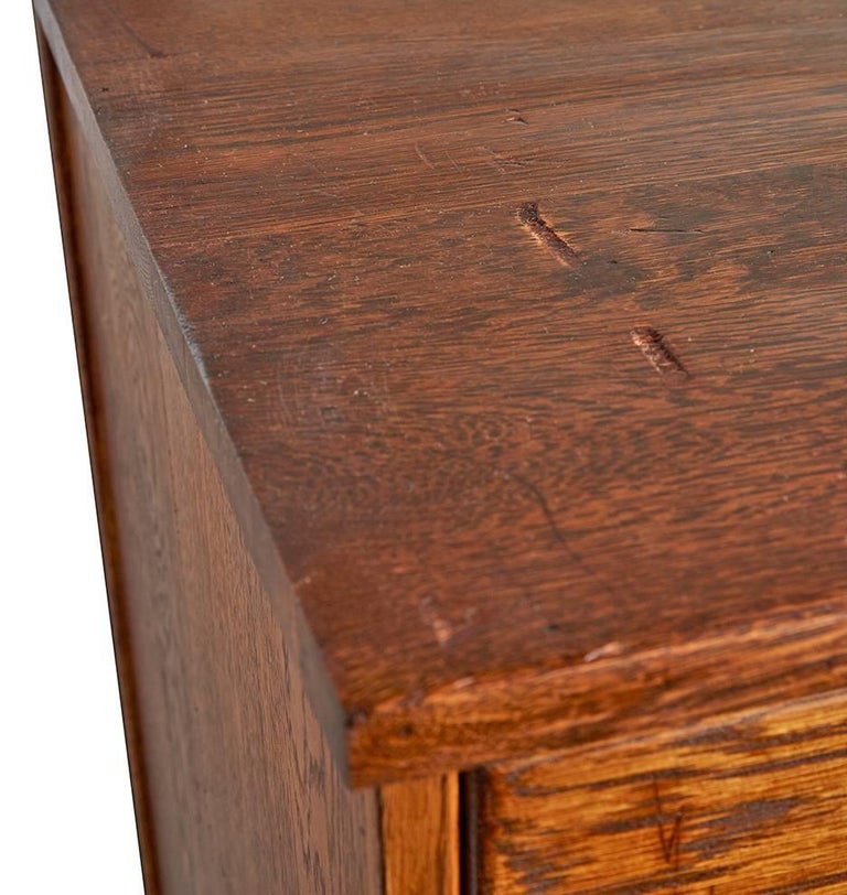 15Drawer Oak Filing on Casters, circa 1930s For Sale at 1stDibs