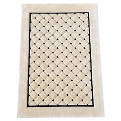 Vintage "Opal Variation" Hand Tufted Rug by Tisca France 1990s
