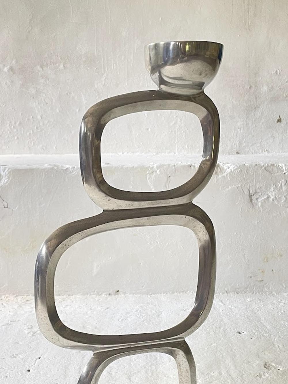 English Sculpture / Candlestick Attributed to: Matthew Hilton England, 1980 For Sale