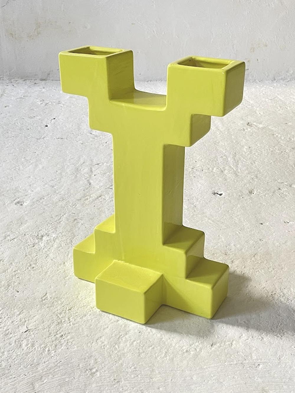 Vaso in ceramica stile Memphis Atzeco di Florio Keramia In condizioni buone in vendita a Debrecen, HU