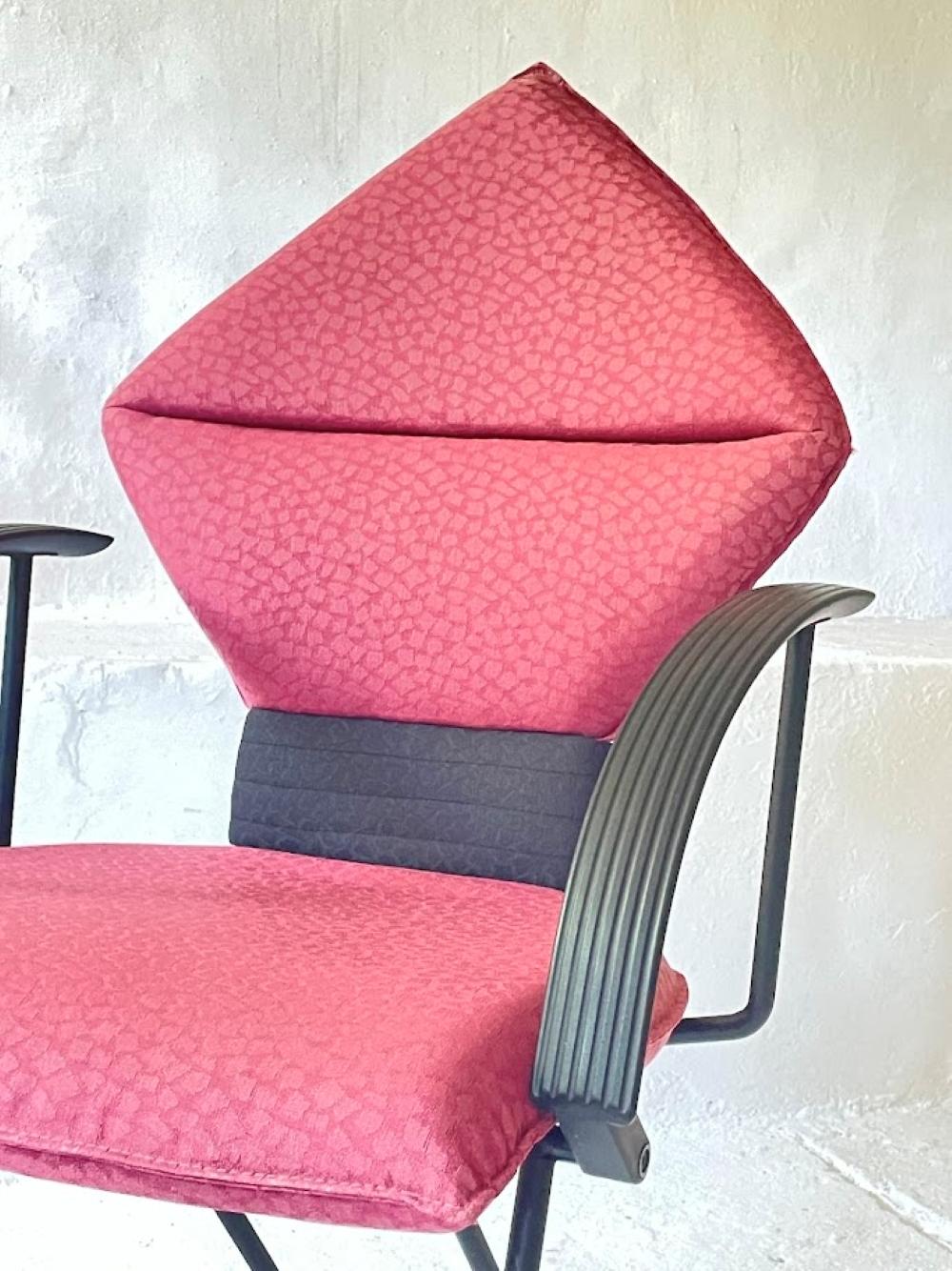 Paire de fauteuils postmodernes par Uli Witzig pour Sitag, Suisse 1991 en vente 10