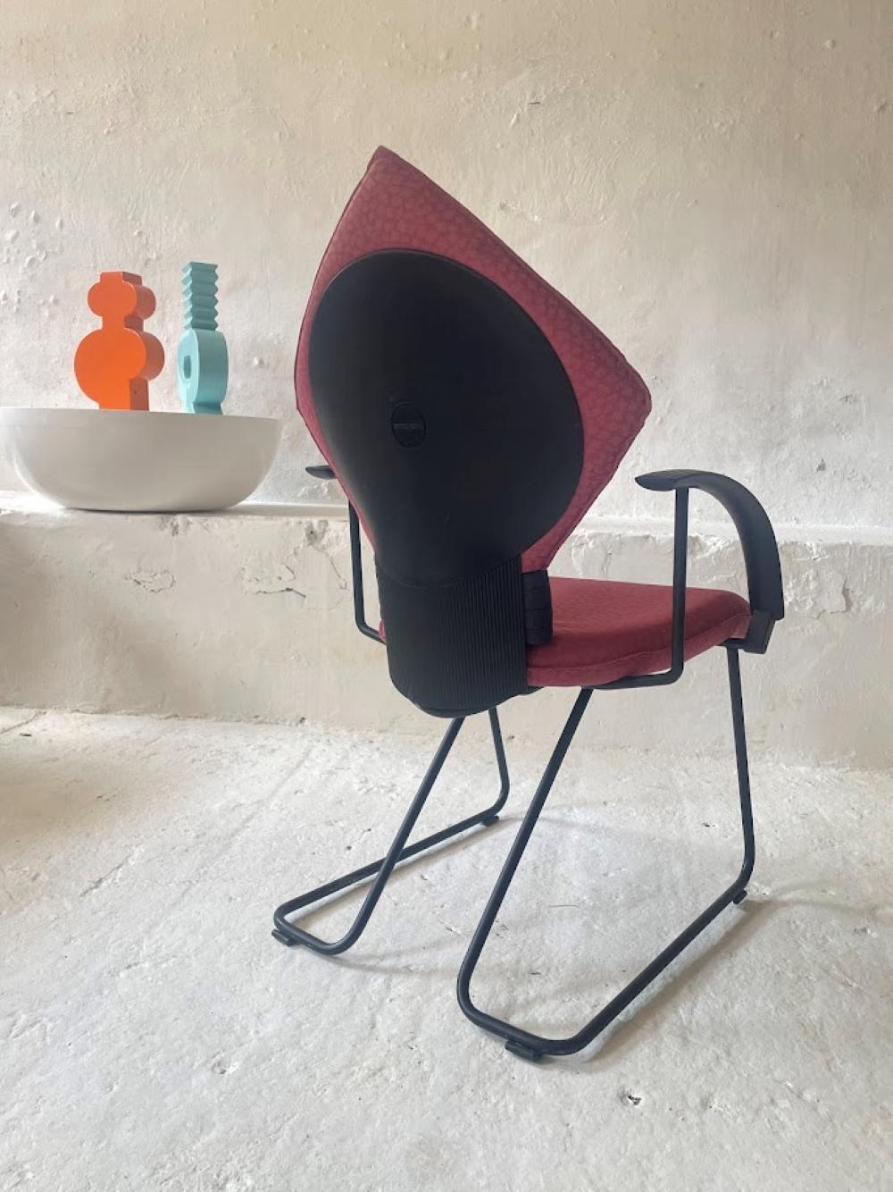 Métal Paire de fauteuils postmodernes par Uli Witzig pour Sitag, Suisse 1991 en vente
