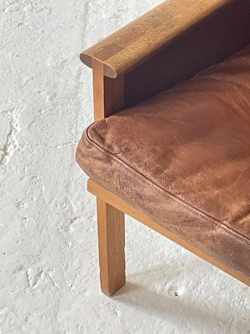 Chaise longue en cuir par Illum Wikkelsø pour Eilersen, 1960s Danemark en vente 10