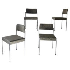 Set di 4 Girsberger Martin Stoll d'epoca  Sedie anni '70 Svizzera