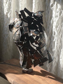 “Jeanne d’Arc” Welded Steel Sculpture József Szabó Trash Works Industrial 2024