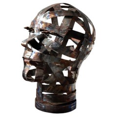 “Kraftwerk” Welded Steel Sculpture József Szabó Trash Works Industrial 2024