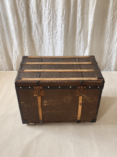 Early 20th Century Railway Travel Trunk Switzerland Dated 1916