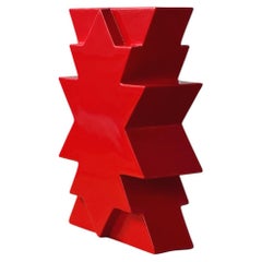 Keramische Vase "Ilios" im Memphis-Stil von Florio Keramia 1990er Jahre