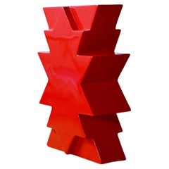 Keramische Vase "Ilios" im Memphis-Stil von Florio Keramia 1990er Jahre