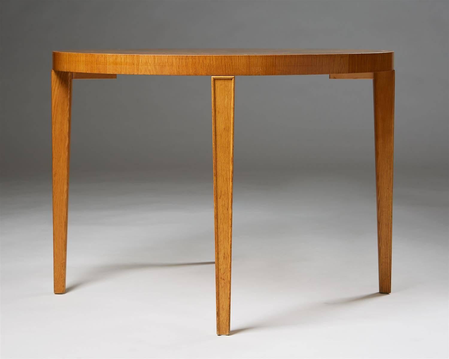 Scandinavian Modern Occasional Table, Anonymous, Sweden, 1940s