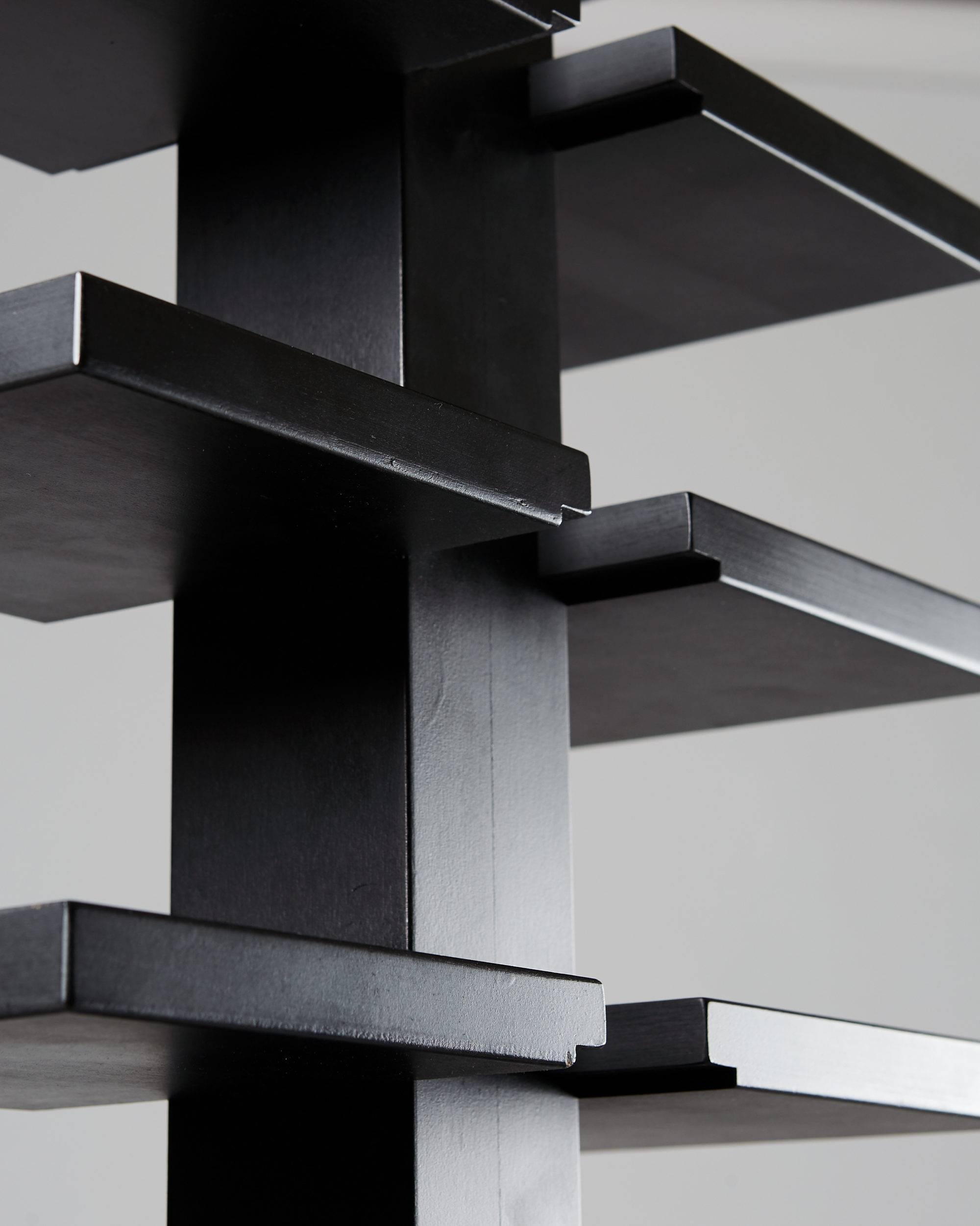 Bookshelf “Double Pilaster” Designed by John Kandell for Källemo, Sweden, 1990s In Good Condition In Stockholm, SE