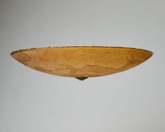 Ceiling Lamp Designed by Einar Forseth for Glössner, Sweden, 1940s