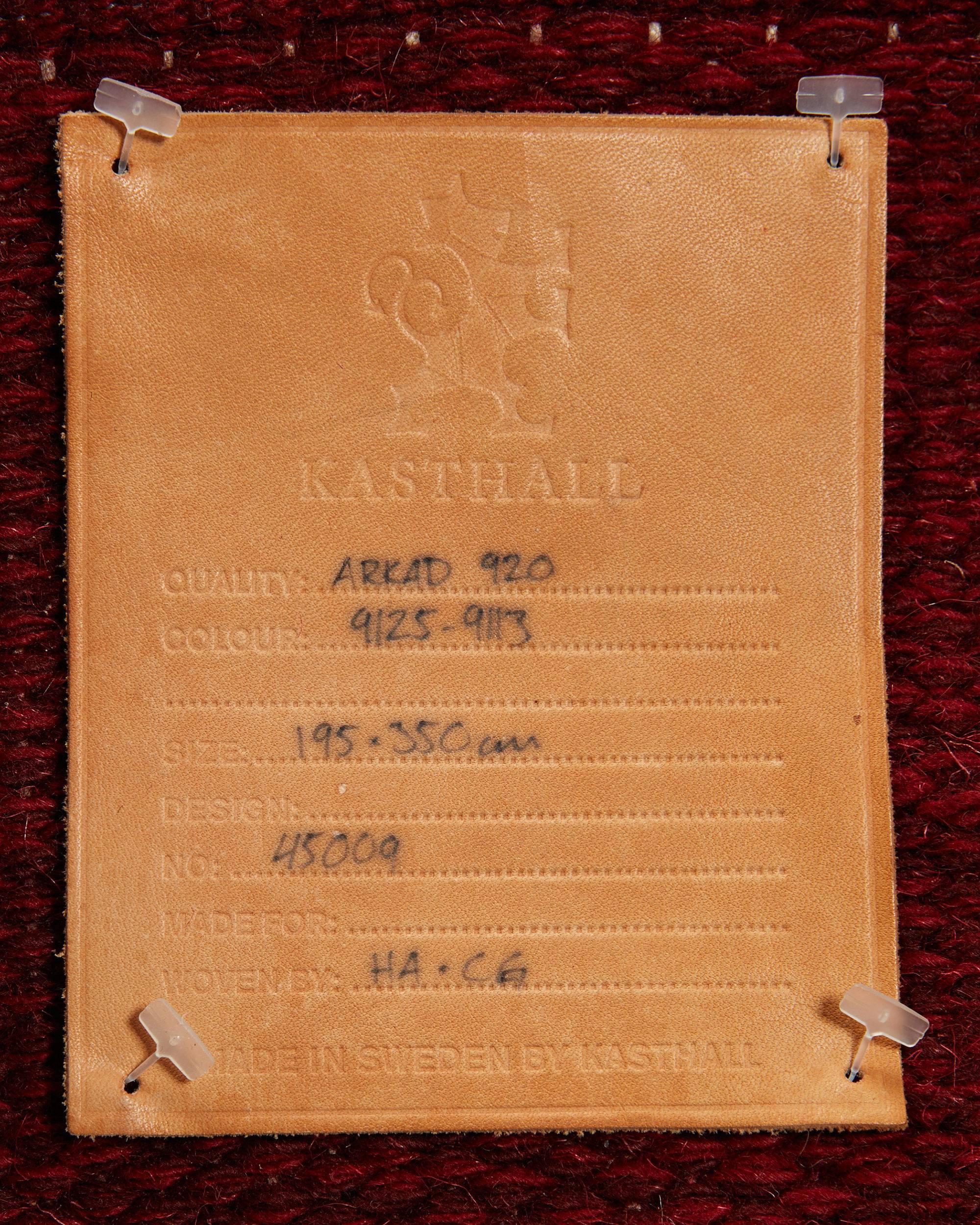 Swedish Reversable Rug for Kasthall, Sweden, 1960s