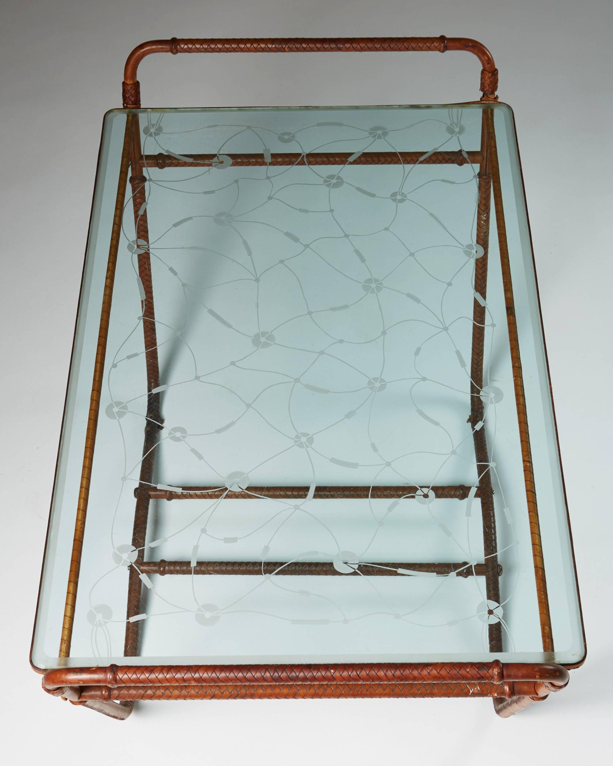 Steel Occasional Table, Anonymous, Sweden, 1940s