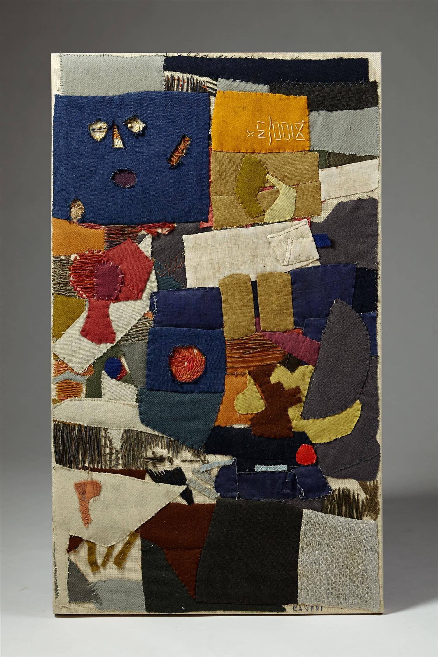 Tapestry “In the Weave” by Sten Kauppi, Sweden, 1990. Wool, linen and cotton. Provenance: The estate of the artist.
Measures: H 100 cm/ 3' 3