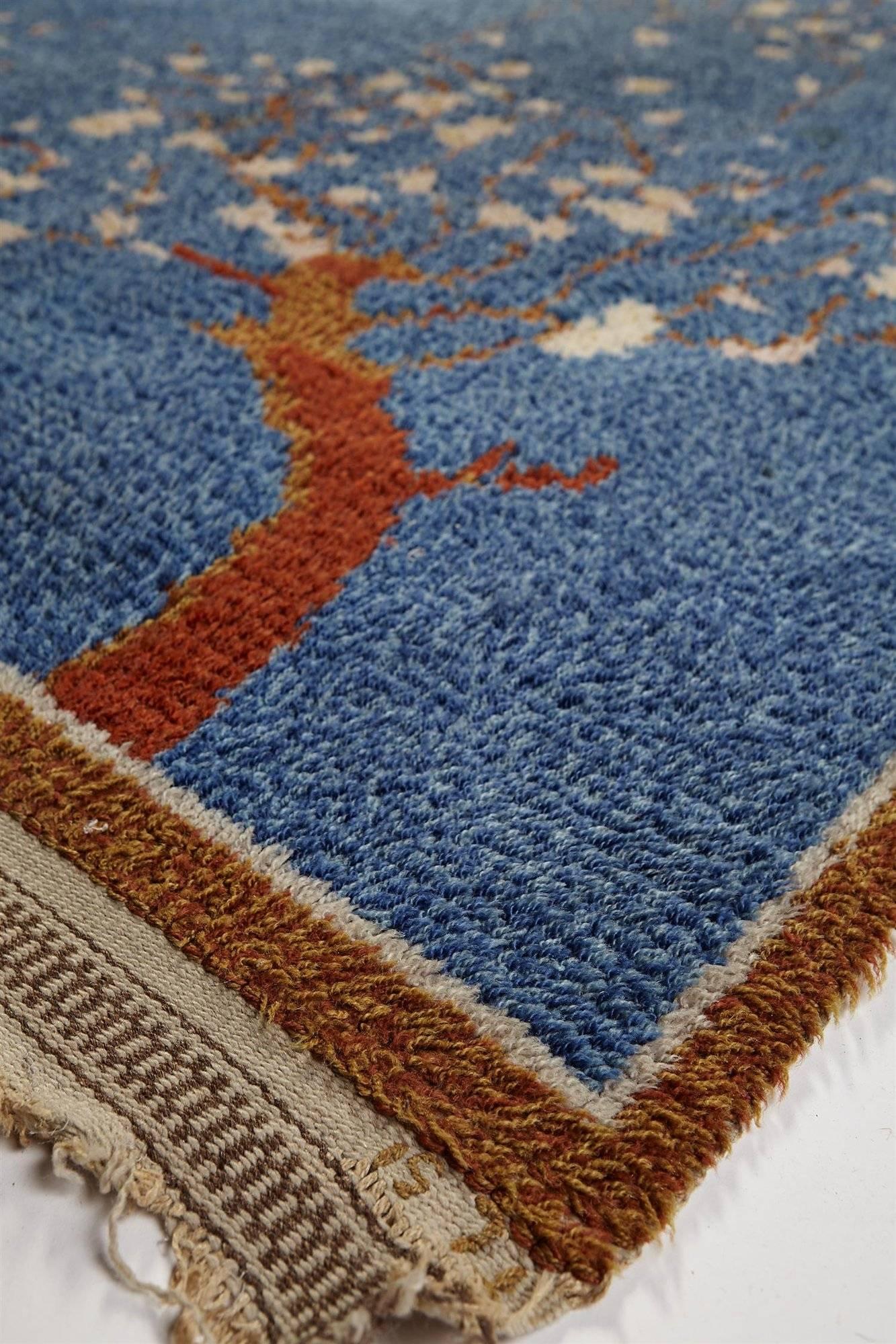 Mid-Century Modern Rug, Anonymous, Sweden, 1940s