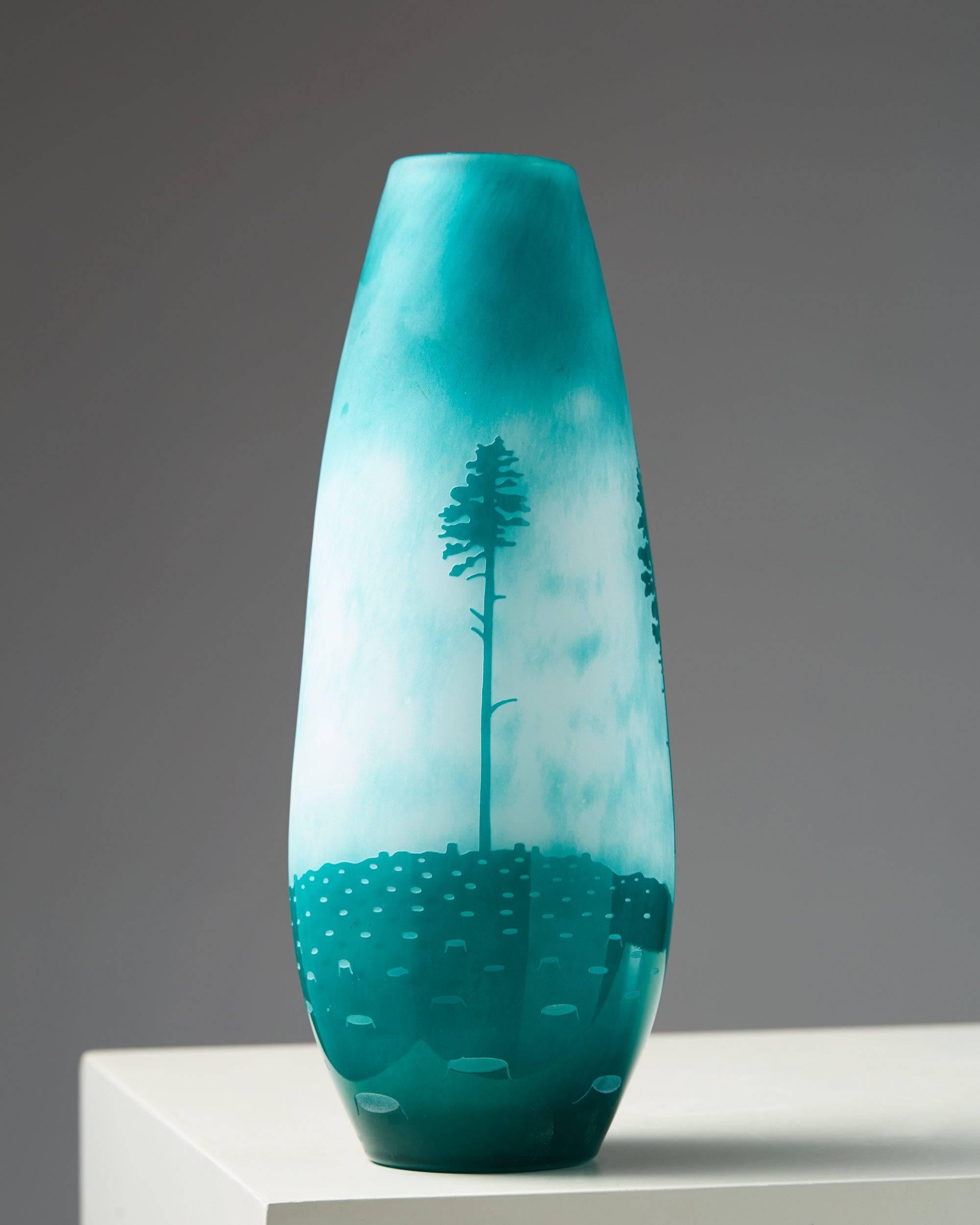 Modern Vase Designed by Sissi Westerberg for Reijmyre, Sweden, 2017
