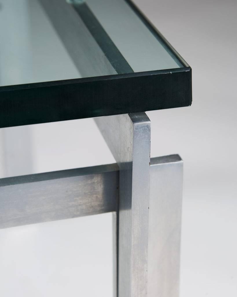Glass Coffee Table PK50 designed by Poul Kjaerholm for E. Kold Christensen, Denmark