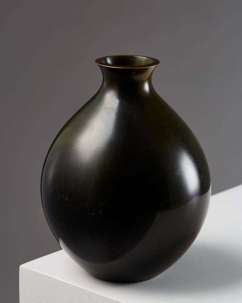 Scandinavian Modern Vase Designed by Just Andersen, Denmark, 1930s