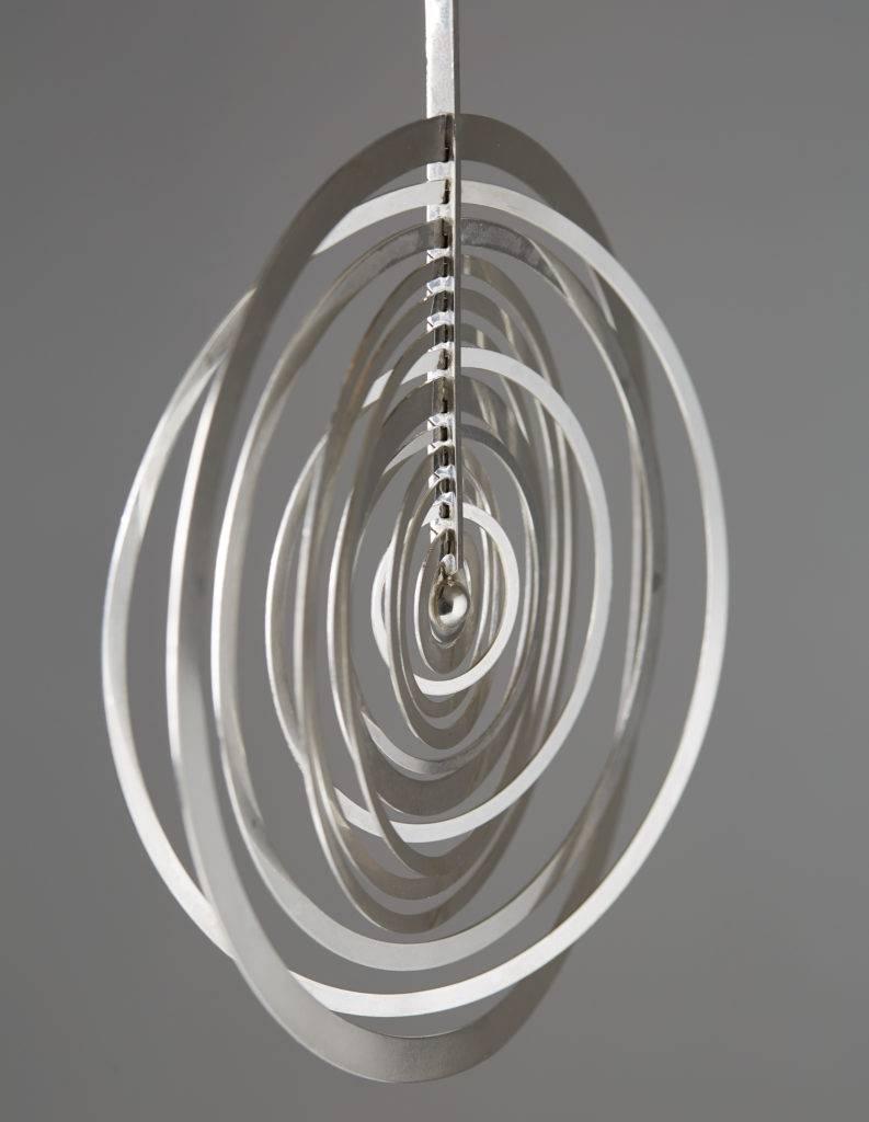 Finnish Necklace Silver Moon Designed by Tapio Wirkkala, Finland, 1970s