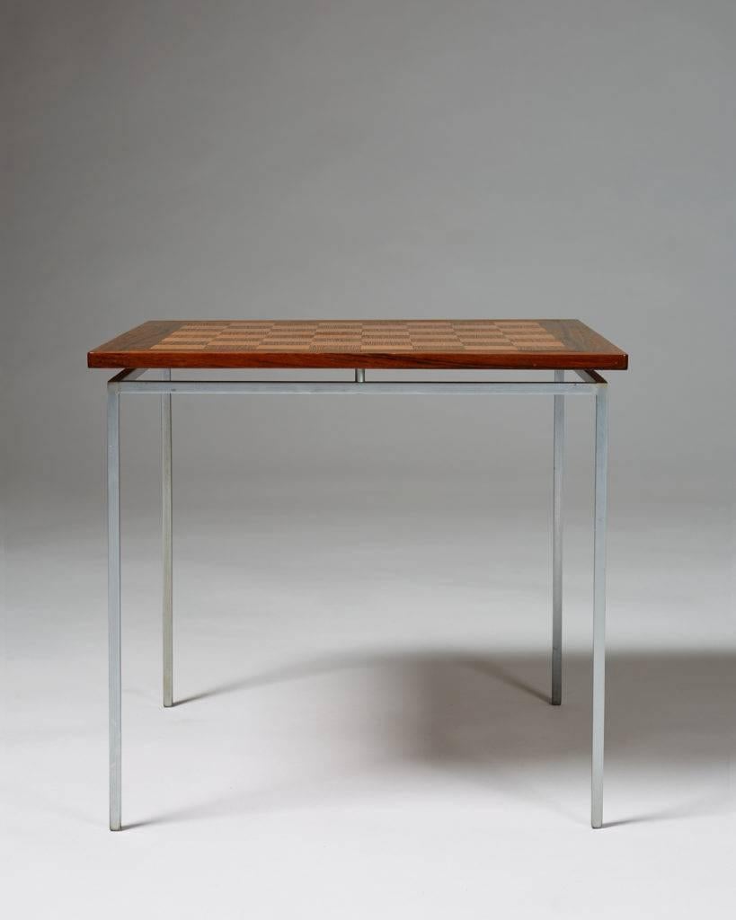 Scandinavian Modern Chess Table Designed by Knud Joos, Denmark, 1960s
