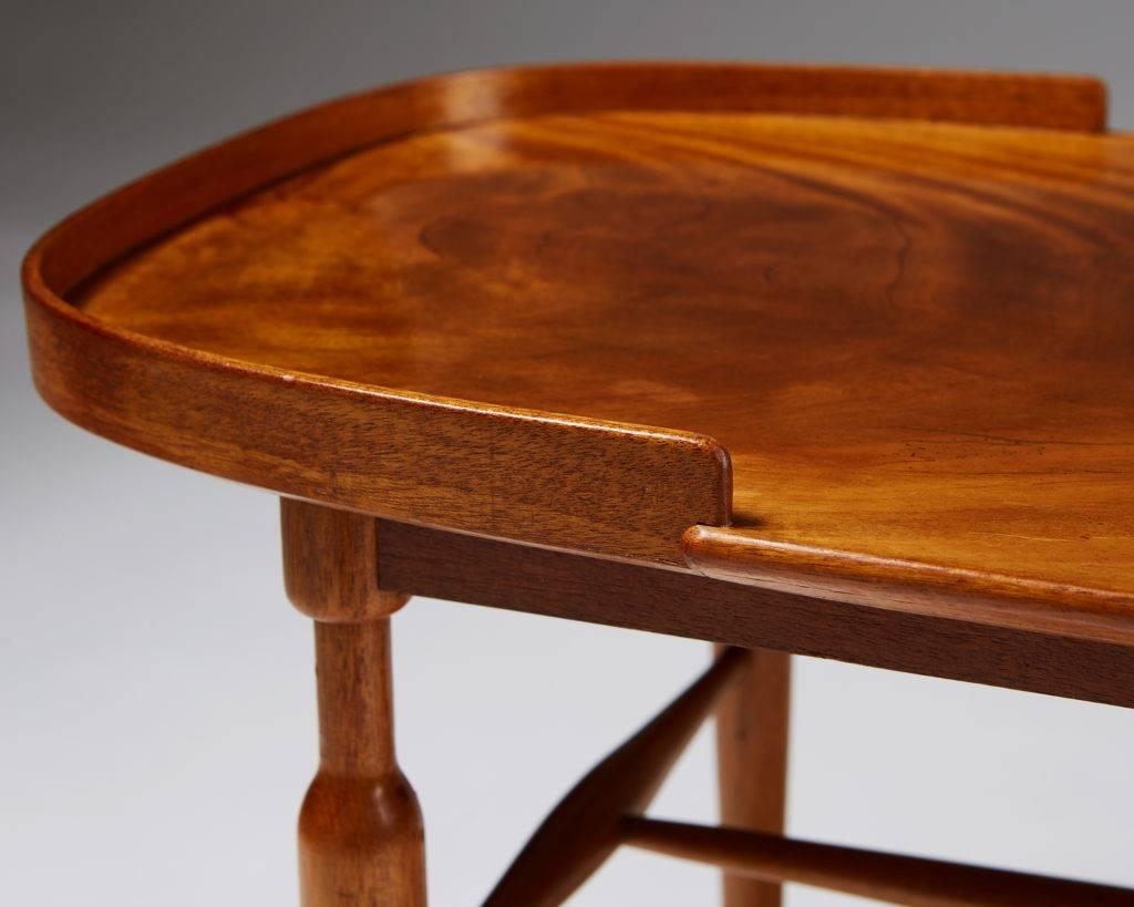 Mahogany Occasional Table Model 961 Designed by Josef Frank for Svenskt Tenn, Sweden