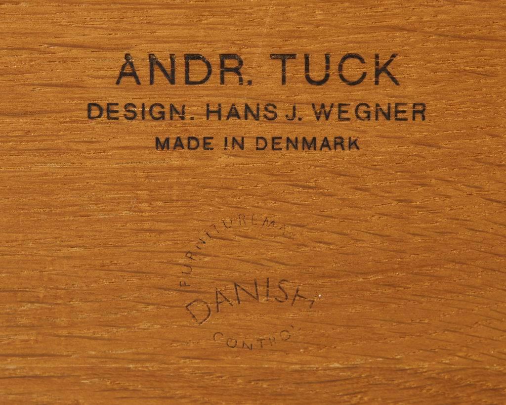 Mid-20th Century Dining Table Designed by Hans Wegner for Andreas Tuck, Denmark, 1950s