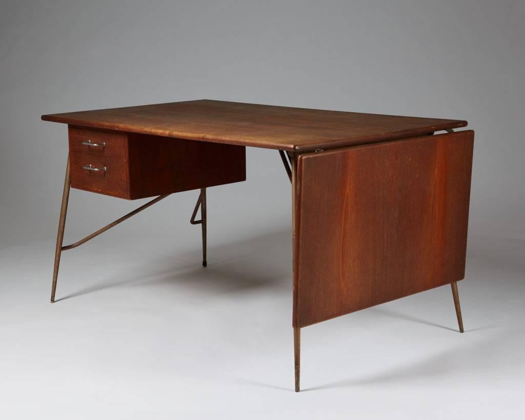 Danish Desk Designed by Börge Mogensen for Söborg, Denmark, 1952