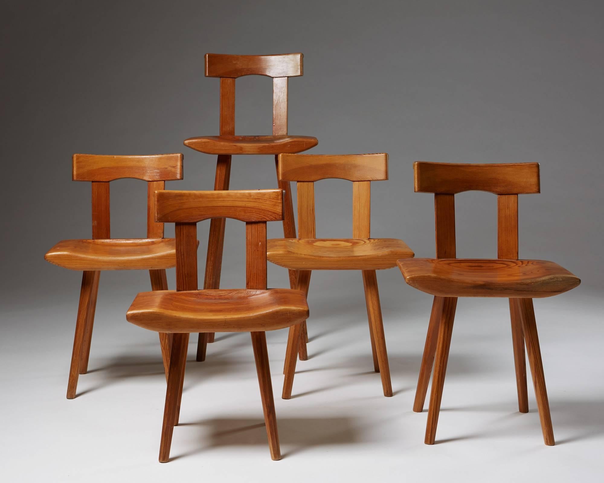 Children’s Chairs, Designed by Bengt Lundgren, Sweden, 1960s 1