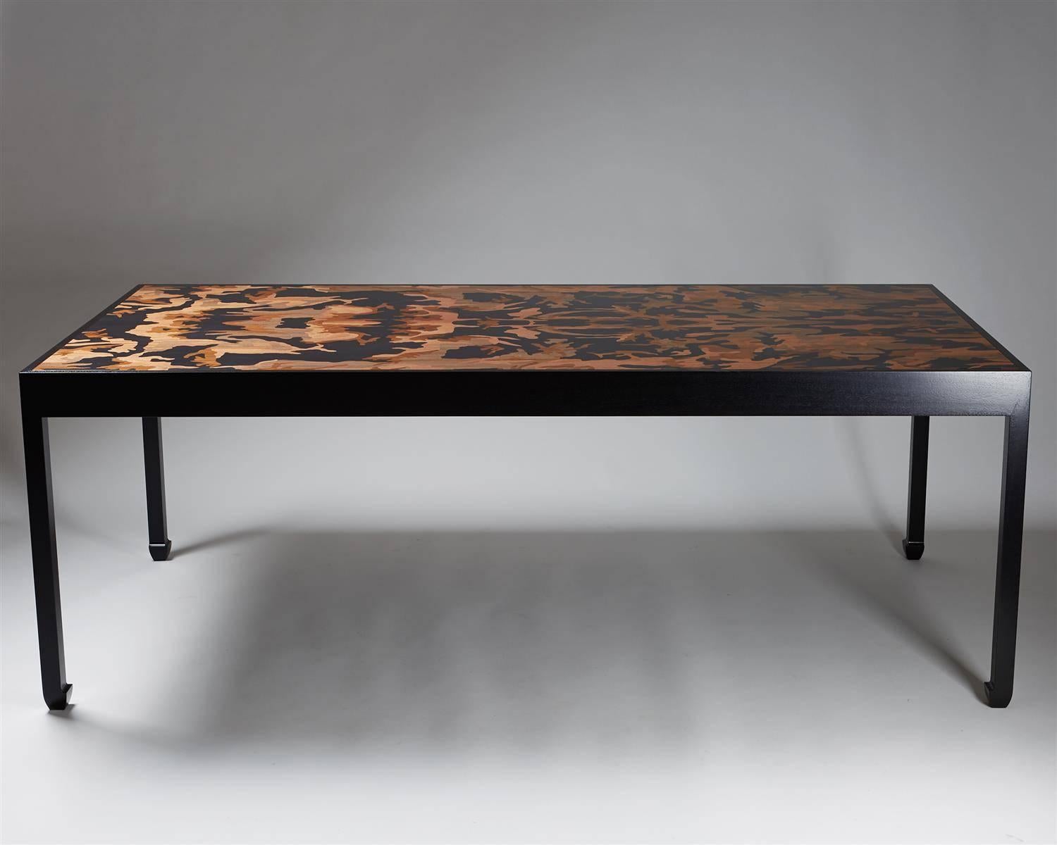 Dining Table Designed by Morten Höeg Larsen, Denmark, 2015 In Excellent Condition In Stockholm, SE