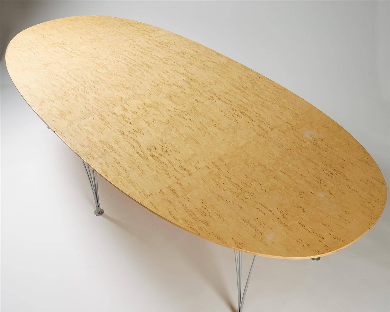 Large Dining or Conference Table Designed by Bruno Mathsson  1