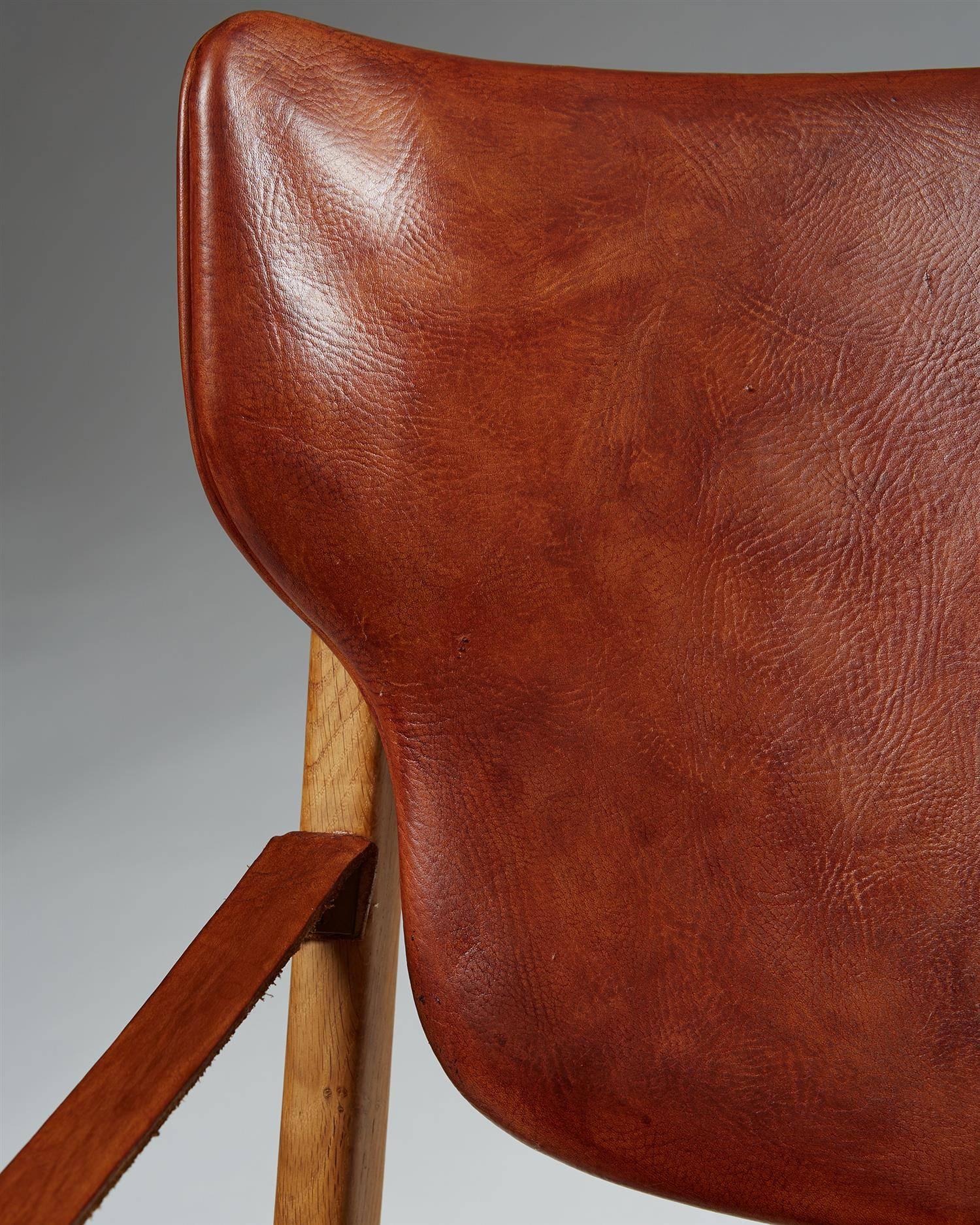 Folding Armchair “Egyptian Chair” Designed by Poul Hundevad, Denmark, 1950s 4