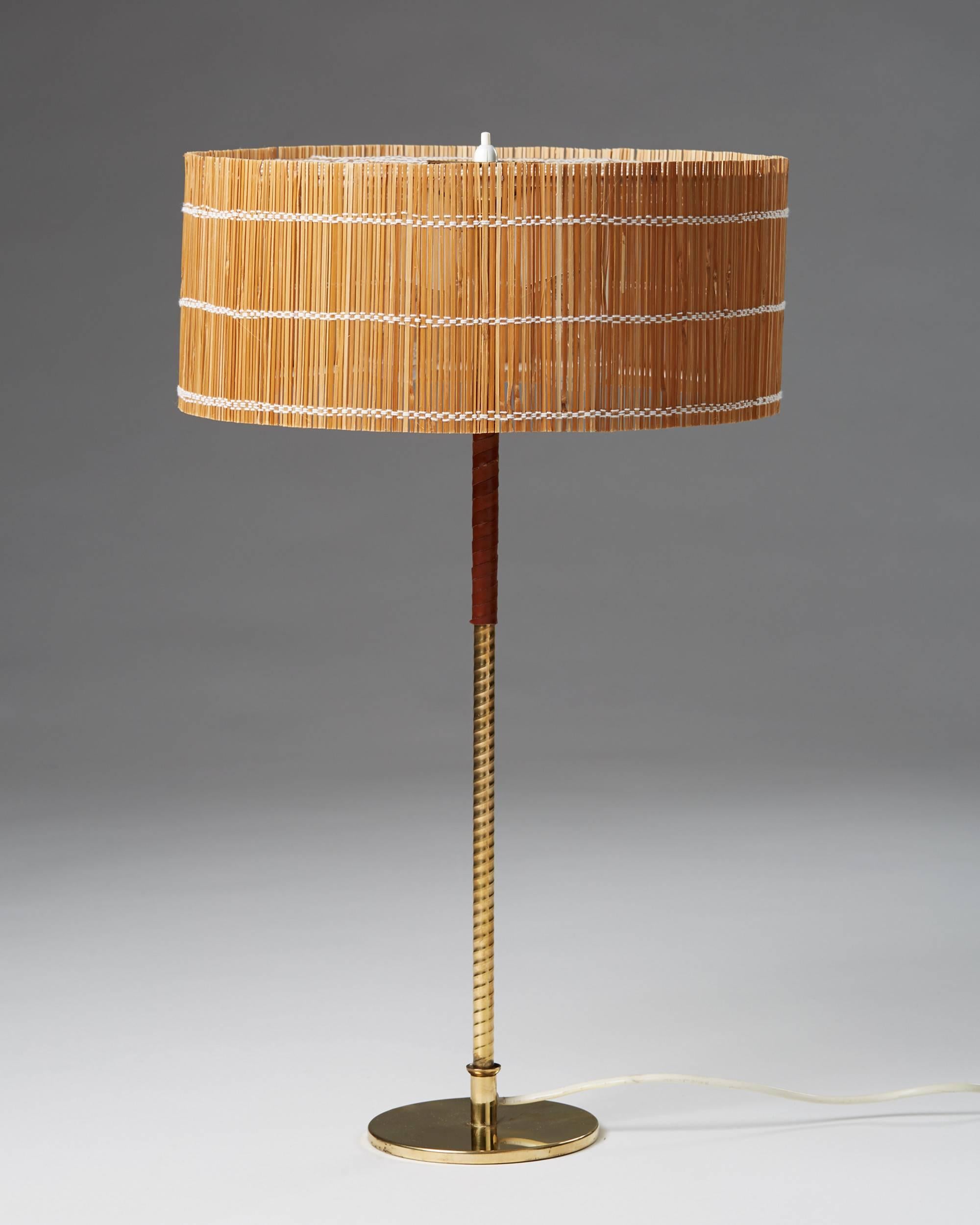 Finnish Table Lamp 9205 Designed by Paavo Tynell for Taito Oy, Finland, 1950s